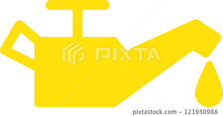 Oil can icon - simple and modern design 121930988