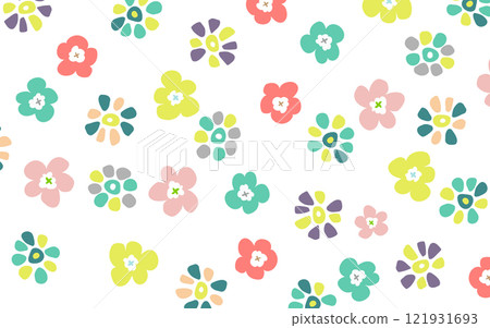 斯堪的納維亞風格花卉背景C08 121931693