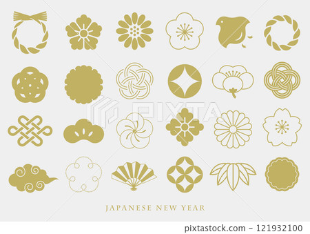 幸運符_簡單_日本新年_1 幸運符_簡單_日本新年_1 121932100