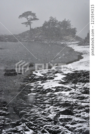 Tateishi Park in Akiya, Snow Tateishi Park in Akiya, Snow 121934315