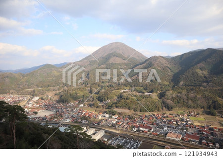 View from the Tsuwano Castle ruins View from the Tsuwano Castle ruins 121934943