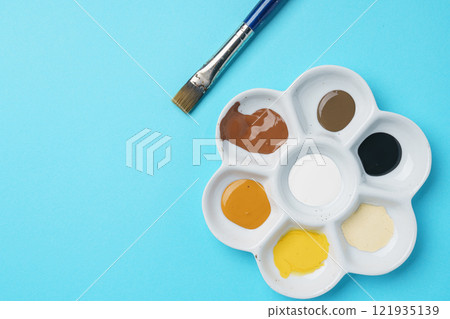 Paint and brush Paint and brush 121935139