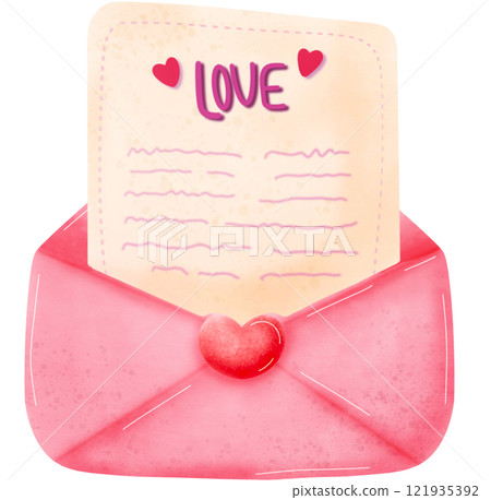 Love letter Valentine  121935392