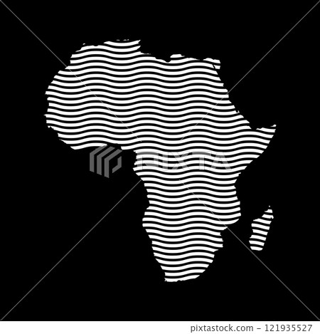Africa Map Icon 121935527