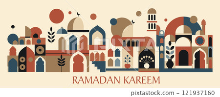Abstract Ramadan Kareem Illustration Design Abstract Ramadan Kareem Illustration Design 121937160