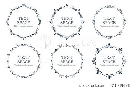 古董鏡框_圓形套裝01_僅主線 121939058