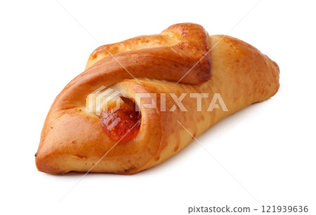 Warm, freshly baked pastry filled with sweet fruit jam, perfect for breakfast or snack time Warm, freshly baked pastry filled with sweet fruit jam, perfect for breakfast or snack time 121939636
