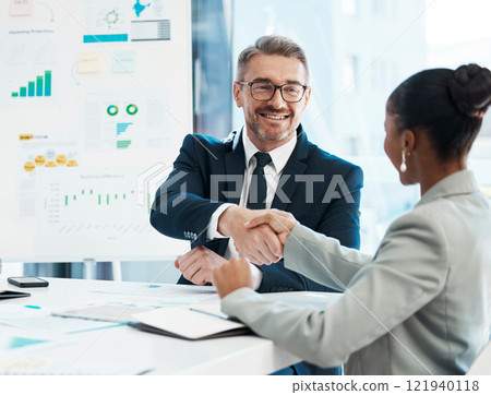 Formal, corporate meeting and handshake or business deal between workers. Partnership, trust and professional relationship with executives. Cooperation, agreement or contract with client or staff. Formal, corporate meeting and handshake or business deal between workers. Partnership, trust and professional relationship with executives. Cooperation, agreement or contract with client or staff. 121940118