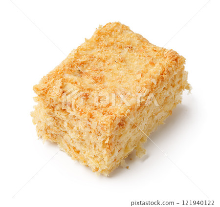 Delicious dessert treat made from layers of flaky pastry and sweet filling Delicious dessert treat made from layers of flaky pastry and sweet filling 121940122