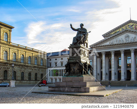 German Opera House and Statue 121940870
