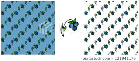 Folk ornament. Set Seamless Patterns 121941176