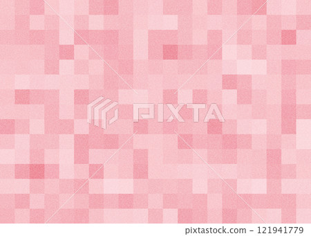 Pink Mosaic Tile Background 121941779