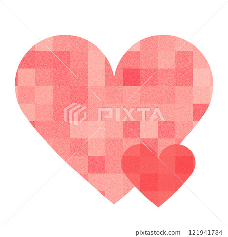 Pink Mosaic Heart 02 121941784