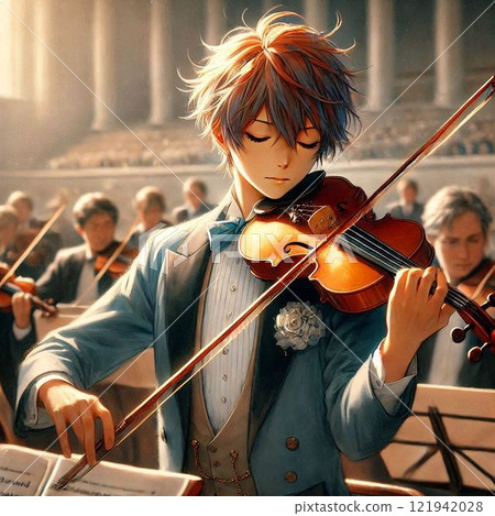 Beautiful violinist Beautiful violinist 121942028