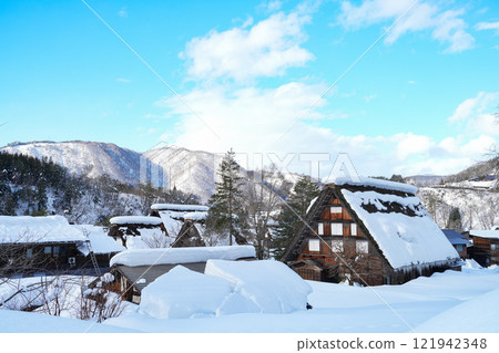 大雪白川鄉 121942348