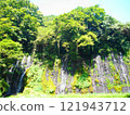 Japanese waterfall scenery 121943712