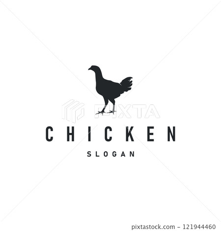 livestock design logo chicken farm simple minimalist silhouette for restaurant chicken livestock design logo chicken farm simple minimalist silhouette for restaurant chicken 121944460