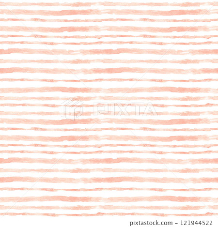 Abstract horizontal beige stripes seamless pattern. Watercolor hand drawn lines endless background Abstract horizontal beige stripes seamless pattern. Watercolor hand drawn lines endless background 121944522