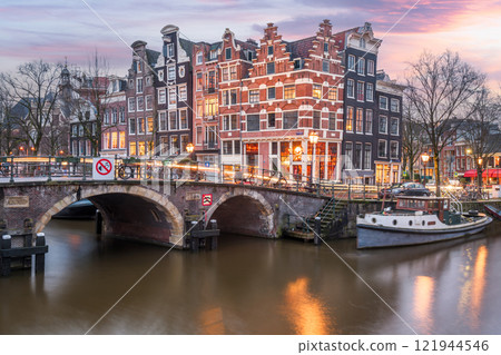 Amsterdam, Netherlands from the Bridges and Canals Amsterdam, Netherlands from the Bridges and Canals 121944546