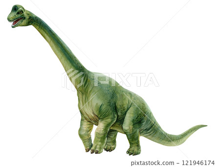watercolor dinosaurs brachiosaurus dinosaur watercolor illustration. Hand-painted prehistoric Isolated white background watercolor dinosaurs brachiosaurus dinosaur watercolor illustration. Hand-painted prehistoric Isolated white background 121946174