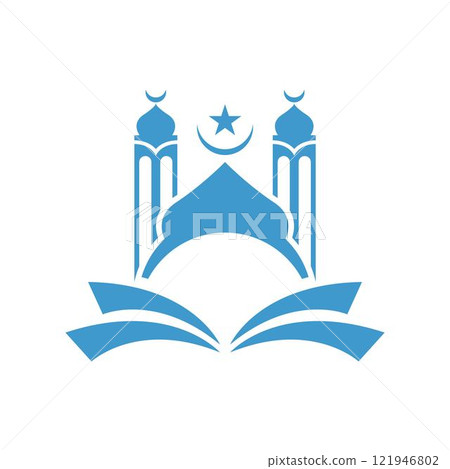 Mosque logo icon design 121946802