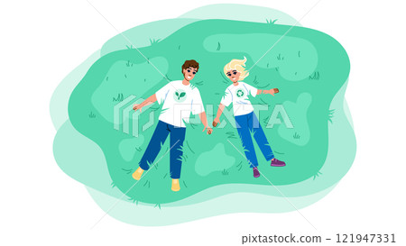 environmental sustainable eco friendly technology vector 121947331