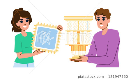 technology quantum computing research vector 121947360