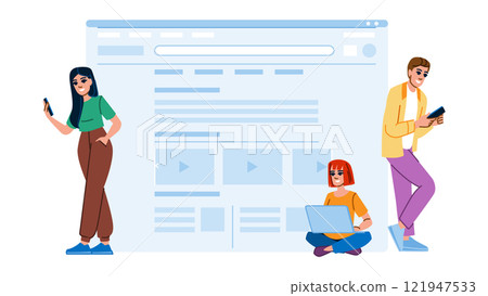 seo search engine result page vector seo search engine result page vector 121947533
