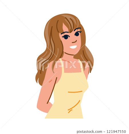 school hairstyle teen vector 121947550