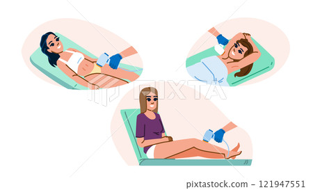 beauty hair removal woman vector beauty hair removal woman vector 121947551