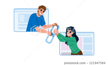 website backlinks vector 121947564