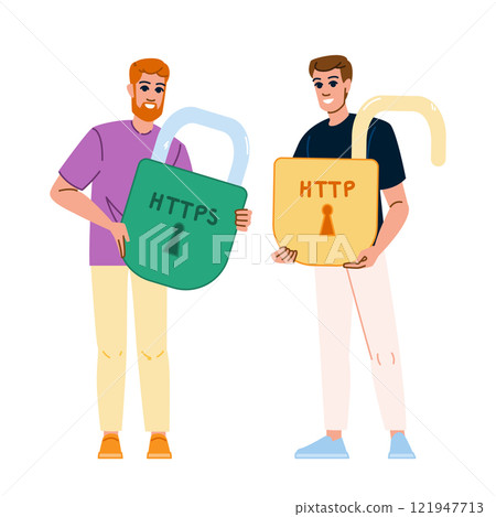 secure https http vector 121947713