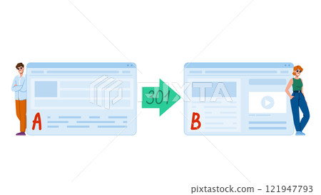 301 redirect vector 121947793