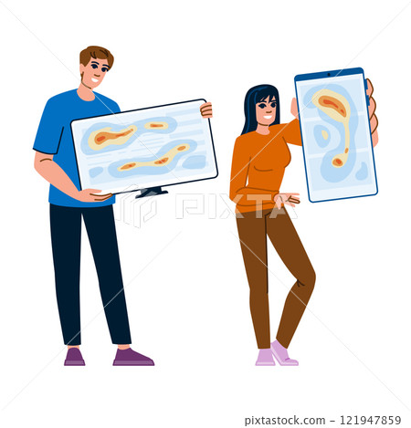 data heatmap website vector data heatmap website vector 121947859