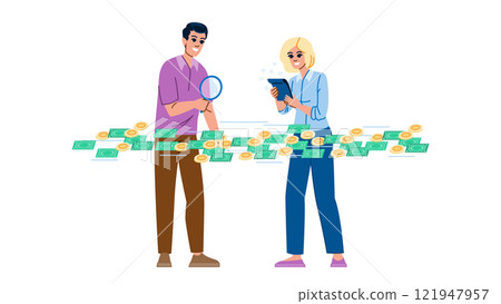 accounting cash flow management vector accounting cash flow management vector 121947957