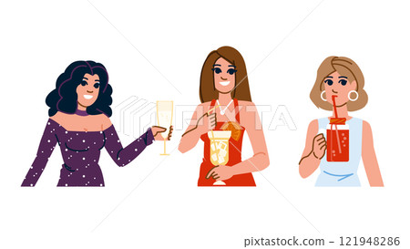 margarita woman cocktail vector margarita woman cocktail vector 121948286