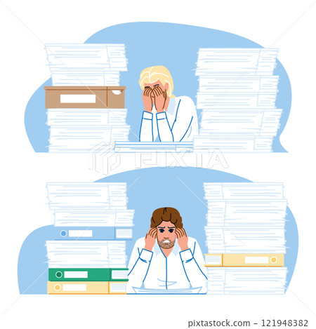 anxiety workplace stress vector anxiety workplace stress vector 121948382