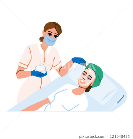 glycolic chemical peel vector glycolic chemical peel vector 121948425