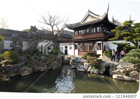 Yu Garden in Shanghai, China 121948807