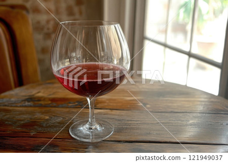 glass of red wine 121949037