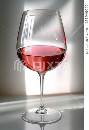 glass of red wine 121949092
