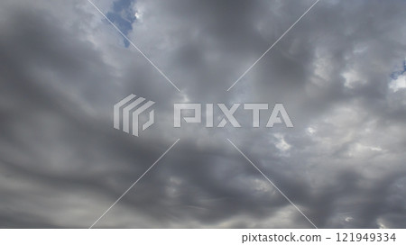 Beautiful dark dramatic sky with stormy clouds before rain or snow. Thunderstorm heaven landscape. Timelapse. Beautiful dark dramatic sky with stormy clouds before rain or snow. Thunderstorm heaven landscape. Timelapse. 121949334