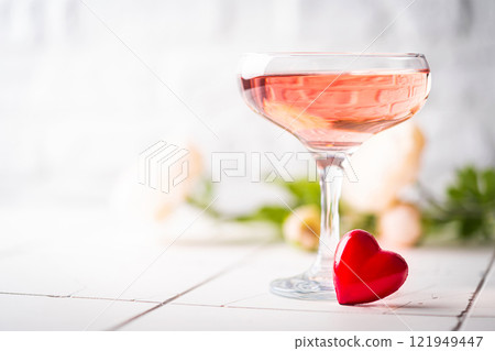 Valentine's day festive cocktail Valentine's day festive cocktail 121949447