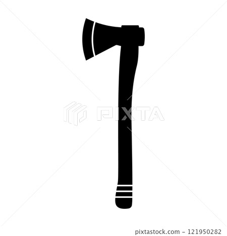 Silhouette of a Traditional Axe Vector Illustration Silhouette of a Traditional Axe Vector Illustration 121950282