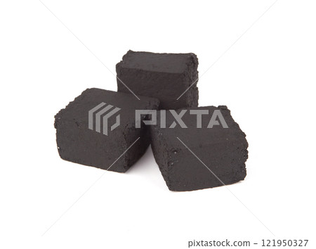 Coal on white 121950327