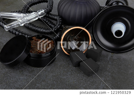 Black hookah surface 121950329