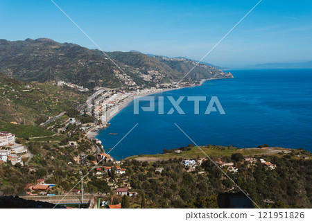 西西里島陶爾米納風景 西西里島陶爾米納風景 121951826