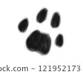 黑爪手繪插圖 121952173