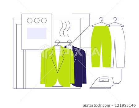 Steam tunnel abstract concept vector illustration. Steam tunnel abstract concept vector illustration. 121953140