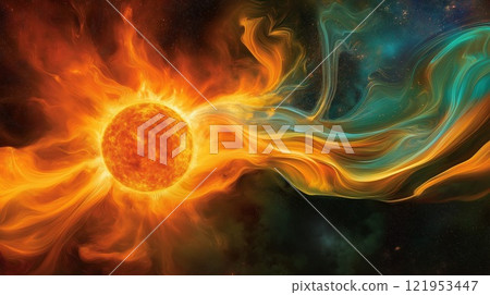 Image of the planet seen from space 121953447